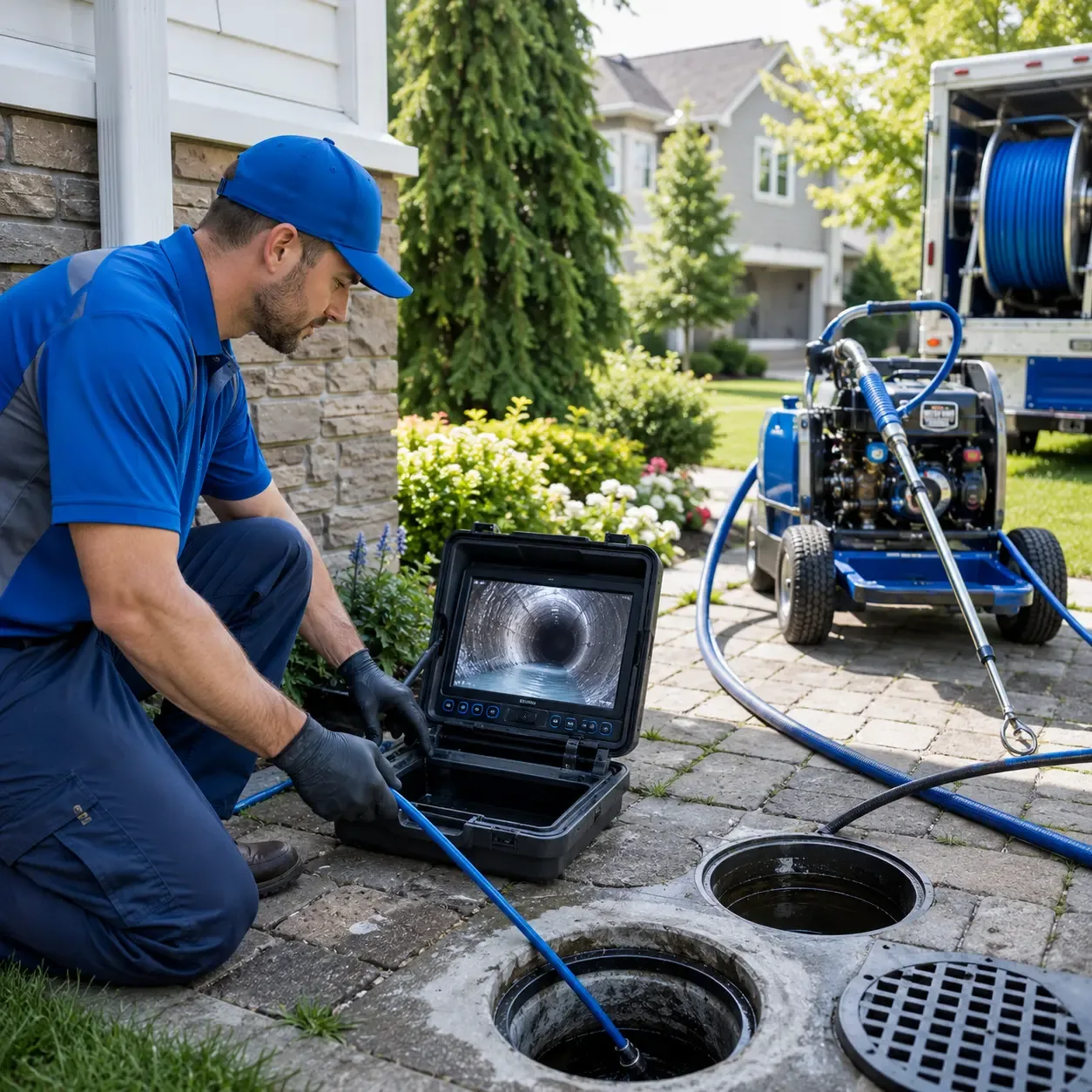 Outdoor drain cleaning professionals serving Wilton, ME
